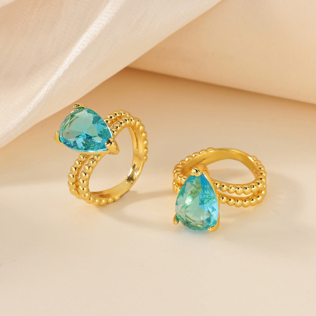 Light Luxury Zircon Ring For Women