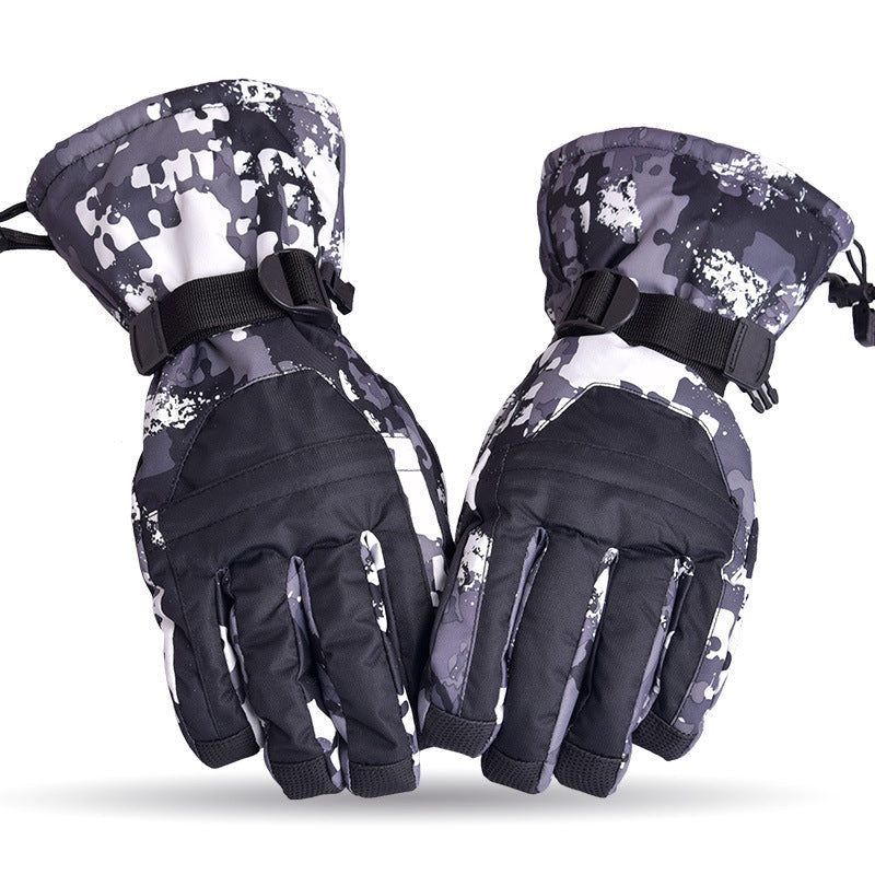 Ski Gloves Windproof Rain-proof Riding Gloves Minus 30 Degrees Cold-resistant Warm