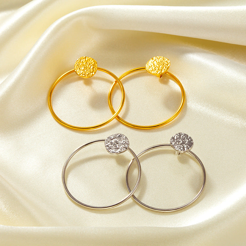 European And American-style Fashion Simple Hoop Earrings With Personality