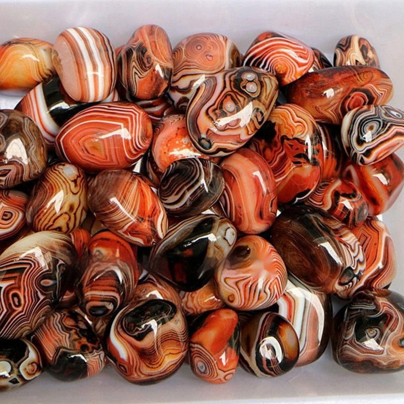 Natural Twining Line Agate Rough Stone Plaything Winding Agate Hand Pieces Ore