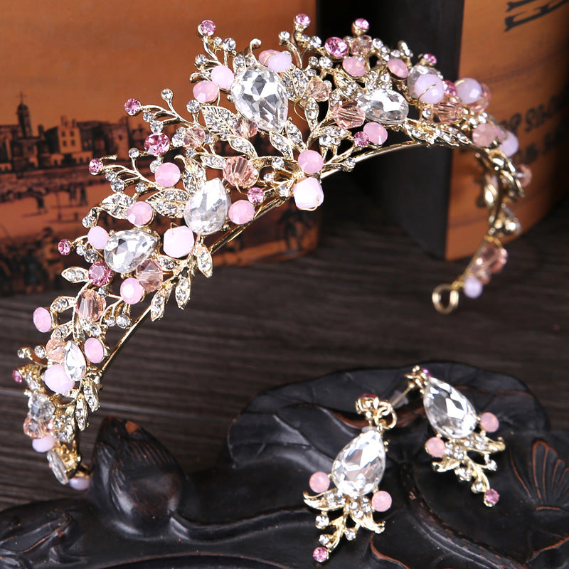 Crown Headdress High-end Crystal Headband Princess Style