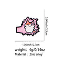 Cat And Fish Brooch Badge For Clothing