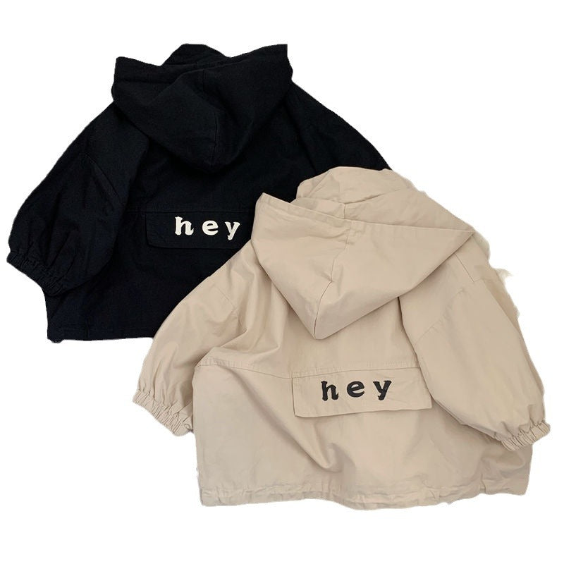 Children's Letters Anorak Men And Women