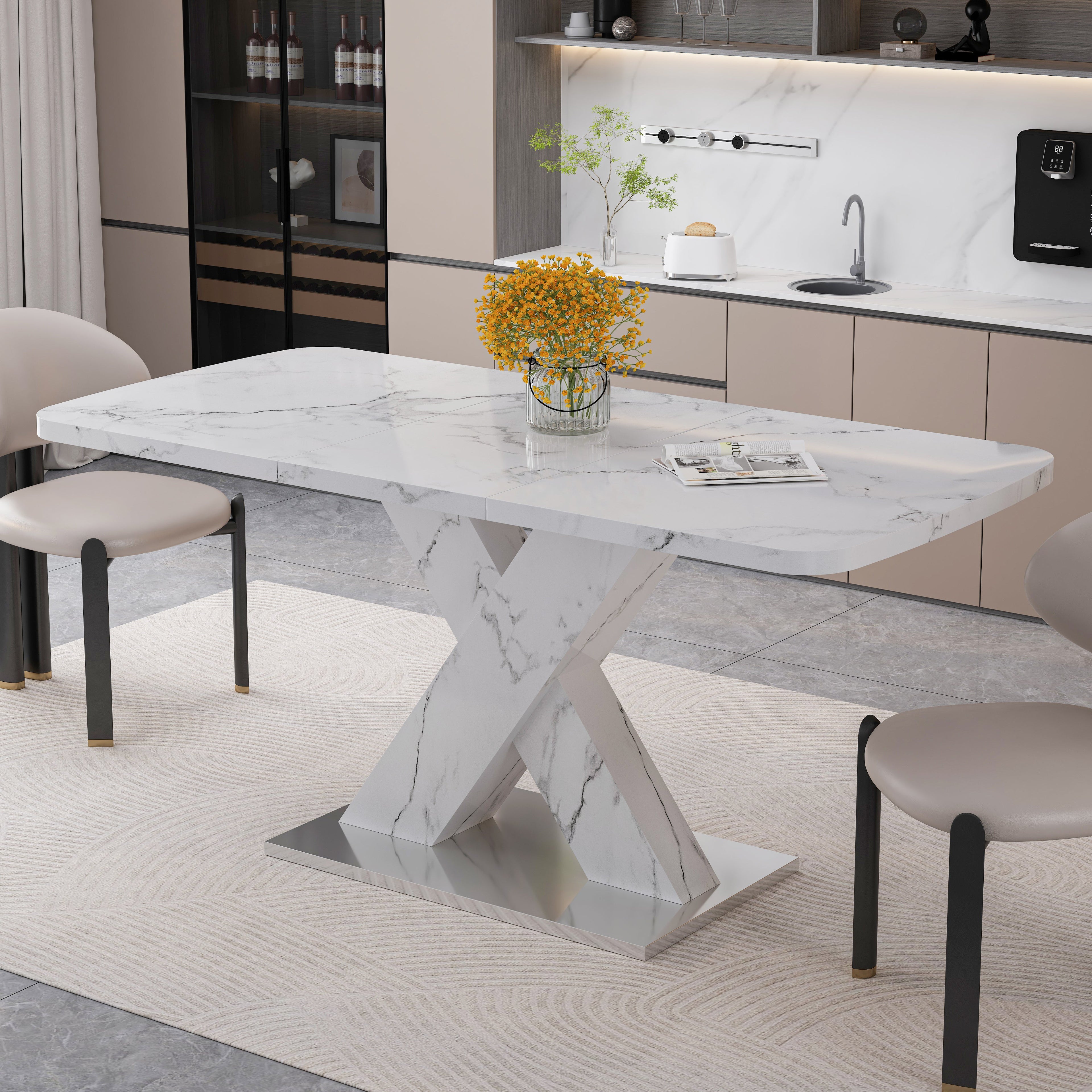 Modern Rectangle Dining Table