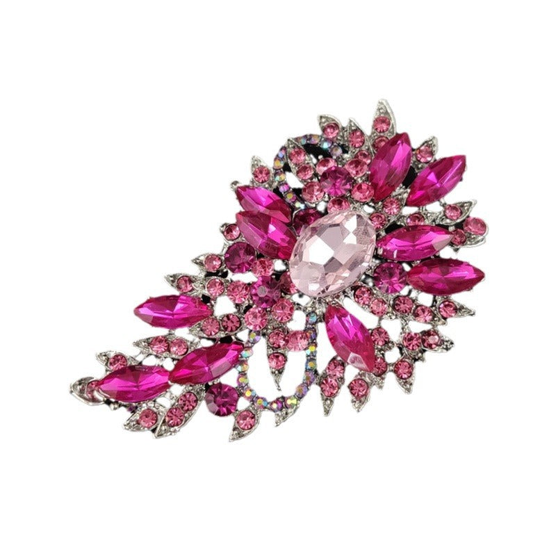 Elegant Water-drop Crystal Brooch
