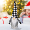 Christmas Decorations Christmas Plaid Hat Rudolf Doll