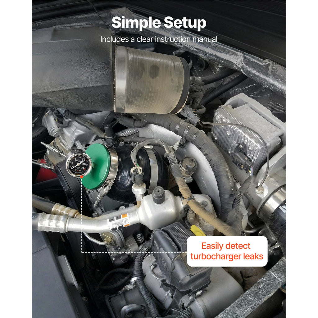 Turbo Boost Leak Tester 4" with 6061 Aluminum End Cap