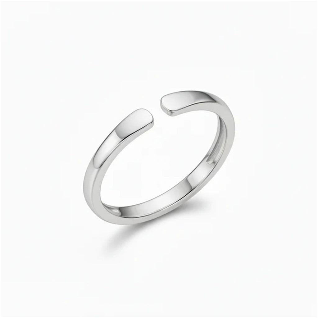 Adjustable Engraved Stainless Steel Ring