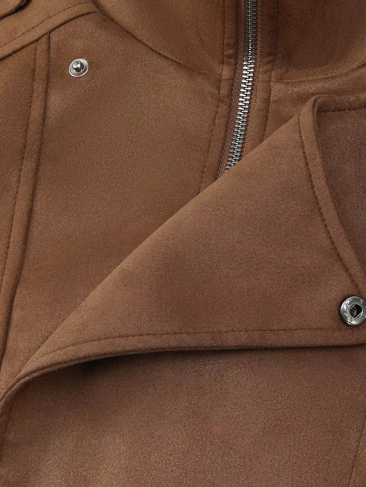 Asymmetrical Zipper Moto Jacket with Belt Detail
