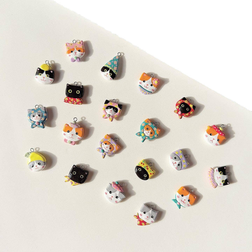 Stainless Steel Kitten Pendant Accessory