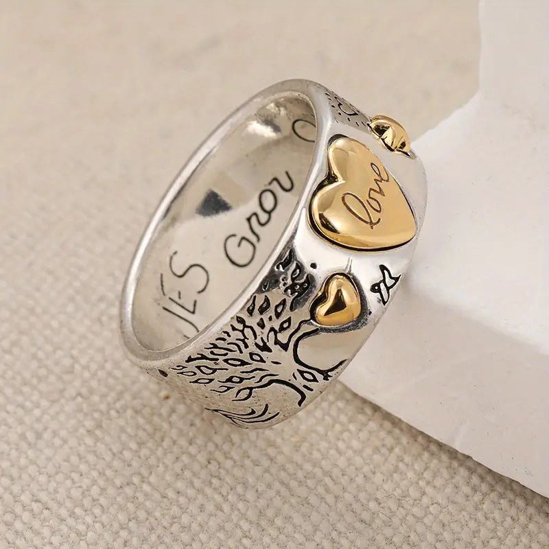 A Double-color Ring Brimming With Love