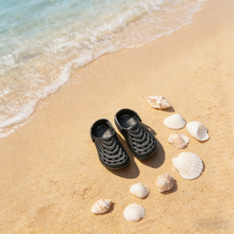 2026 Summer Kids Garden Clogs, Thick Sole Non-slip Closed Toe Sandals, Outdoor Beach Slippers For Boys And Girls Big Kids