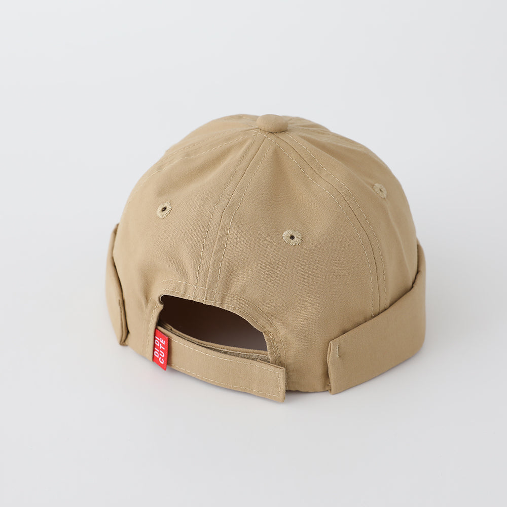 Children's Single-color Three-dimensional English Embroidered Adjustable Simple Hip-hop Style Landlord Hat Suitable For Outdoor Street Travel