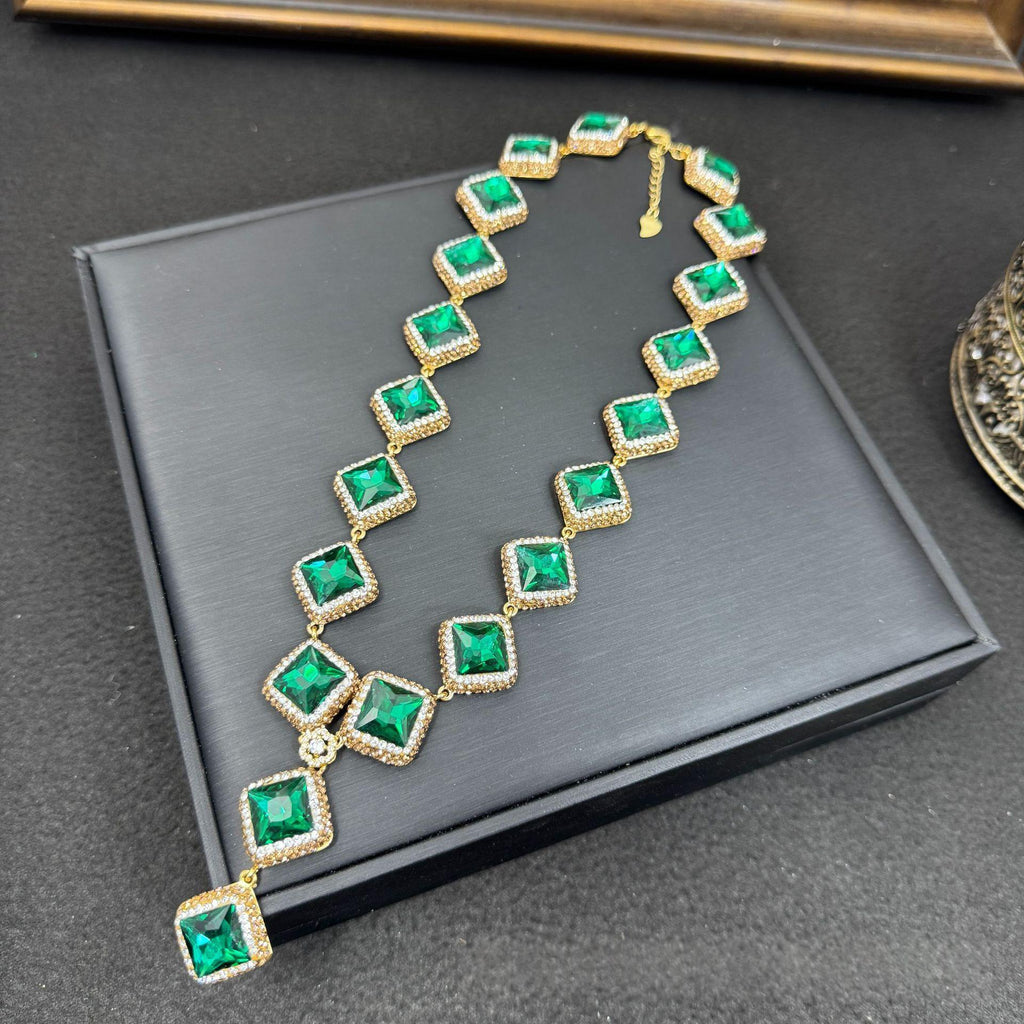 Women's Crystal Full Diamond Jewelry Set