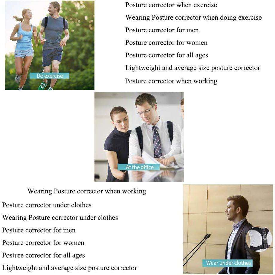 FUYERLI Posture Corrector for Men and Women with Adjustable Clavicle Brace