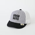 Summer Boys And Girls Striped Embroidered Letter Mesh Breathable Casual Sport Cap Suitable For Outdoor Daily Wear
