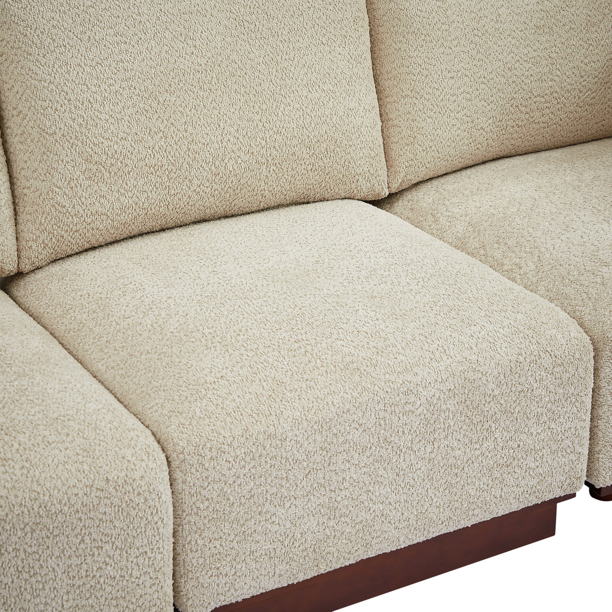 Velora 4-Piece L Shaped Boucle Modular Sectional Sofa
