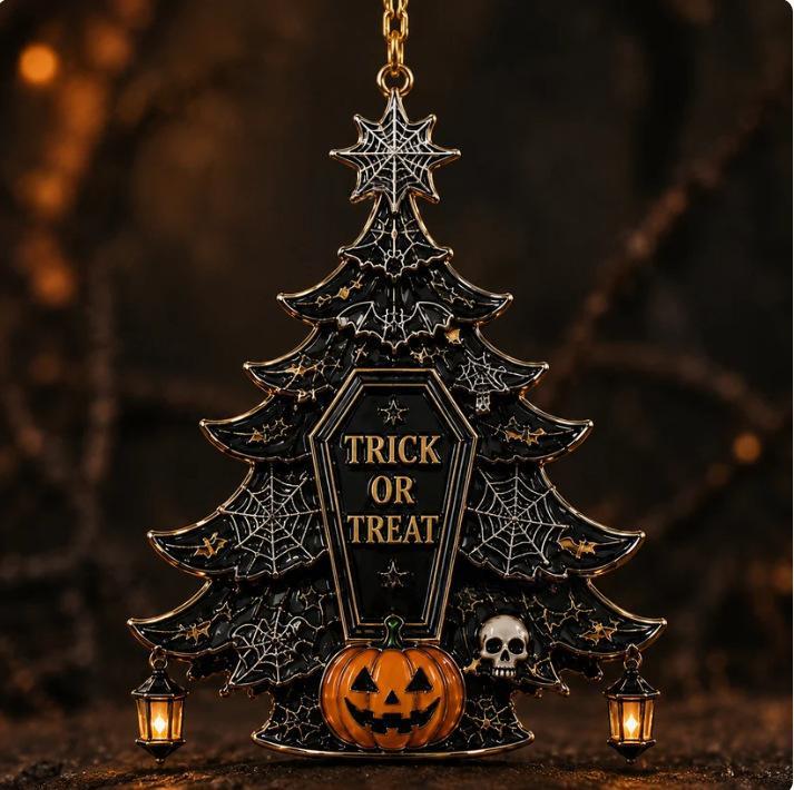 Halloween Christmas Tree Acrylic Decorations