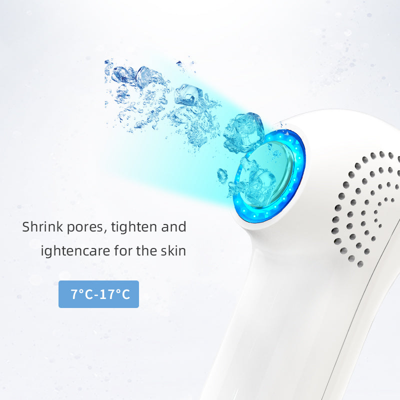 5 Speed Vacuum, 4 Replacement Heads, Hot Cold Light Care LED Screen
