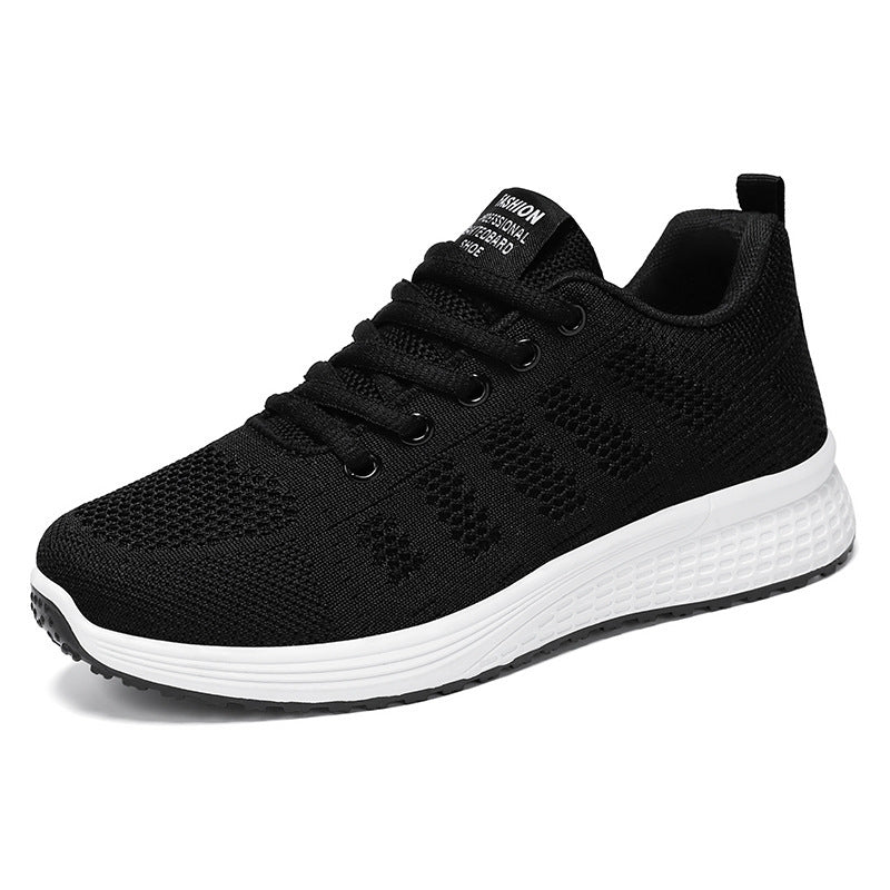 Running Shoes Women's Casual Soft Bottom Breathable Comfortable Fly-knit Sneakers