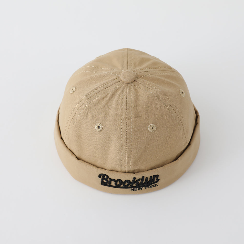 Children's Single-color Three-dimensional English Embroidered Adjustable Simple Hip-hop Style Landlord Hat Suitable For Outdoor Street Travel