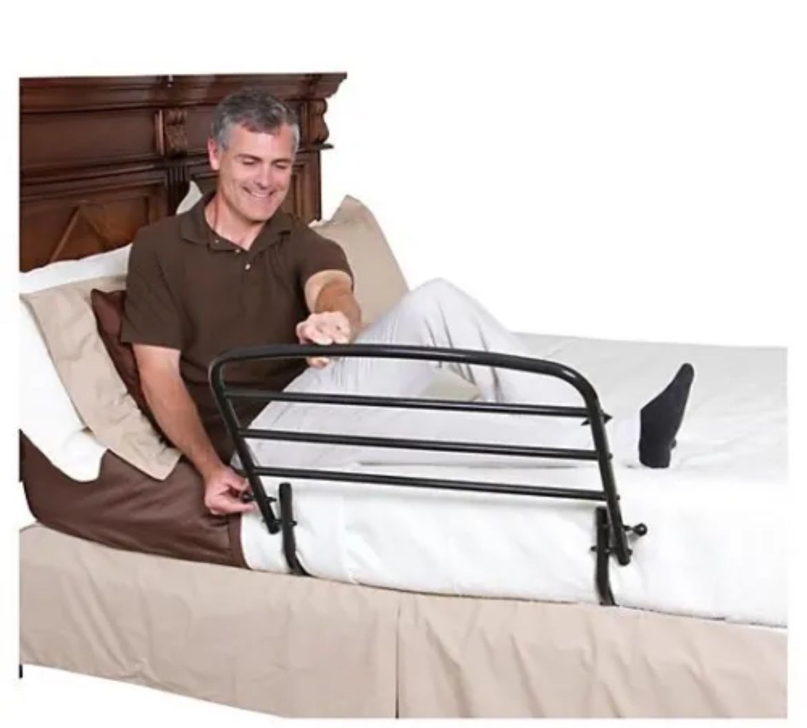 Stander 30" Safety Bed Rail, Folding Bedside Safety Guard Rail
