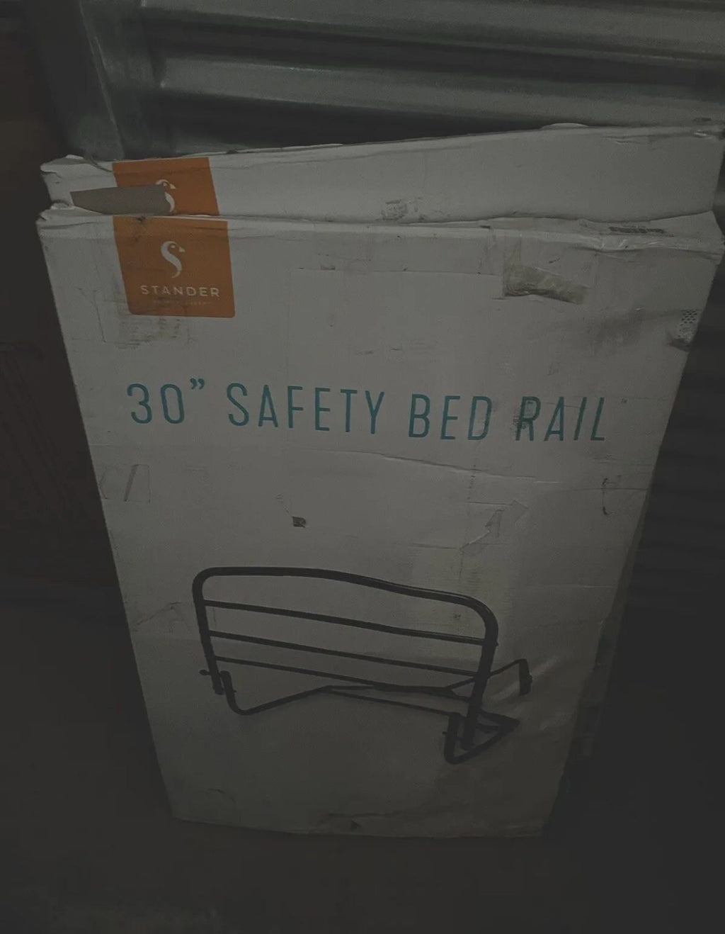 Stander 30" Safety Bed Rail, Folding Bedside Safety Guard Rail