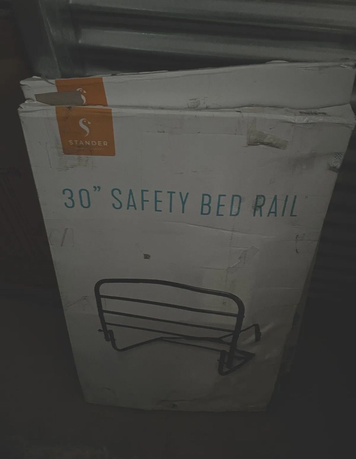 Stander 30" Safety Bed Rail, Folding Bedside Safety Guard Rail