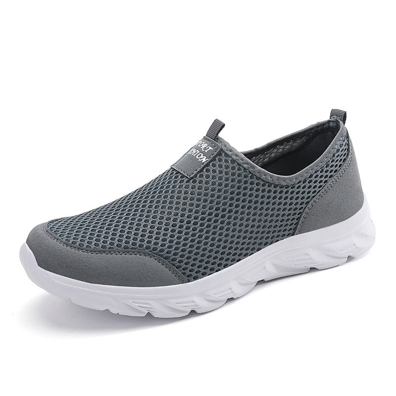 Large Size Casual Shoes Mesh Surface Low-top Sneaker