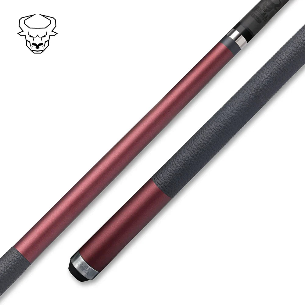 "Bull Carbon" Matte Maple with Leather Lore Wrap - Butt only