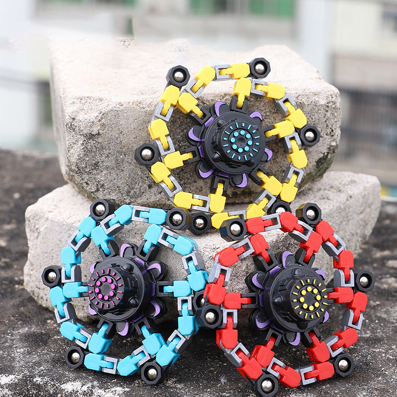 Deformed Fidget Spinner Chain Toys For Children Antistress Hand Spinner Vent Toys Stress Relief Sensory Gyro Gift