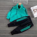 Sports Style Striped Two-piece Children's Clothing Children's Boys And Baby Casual Suits