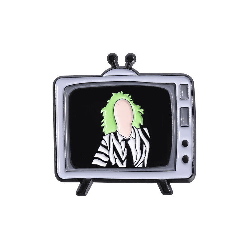 Cartoon Alloy Metal Badge Accessory Brooch