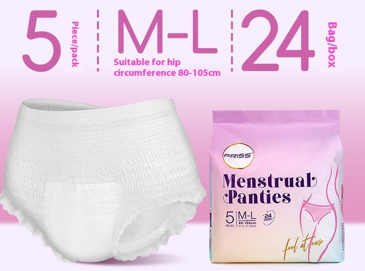 Lady Sanitary Pants Processing Different Colors And Sizes