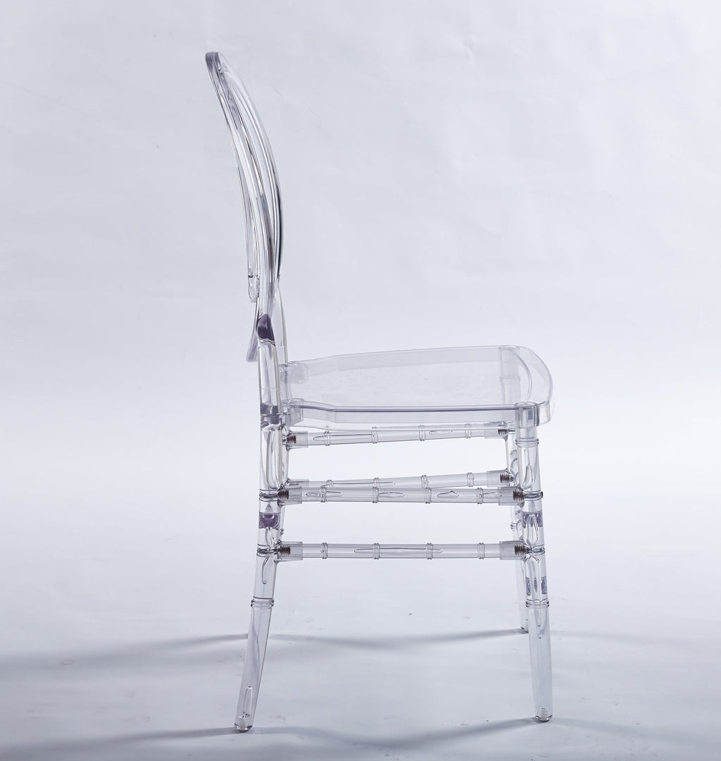 Wedding Chair Set of 4 - Durable Plastic Seating