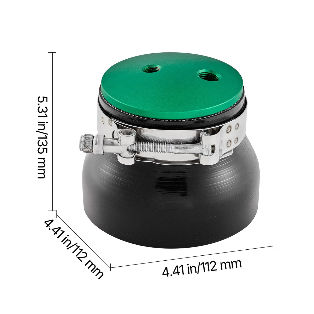 Turbo Boost Leak Tester 4" with 6061 Aluminum End Cap