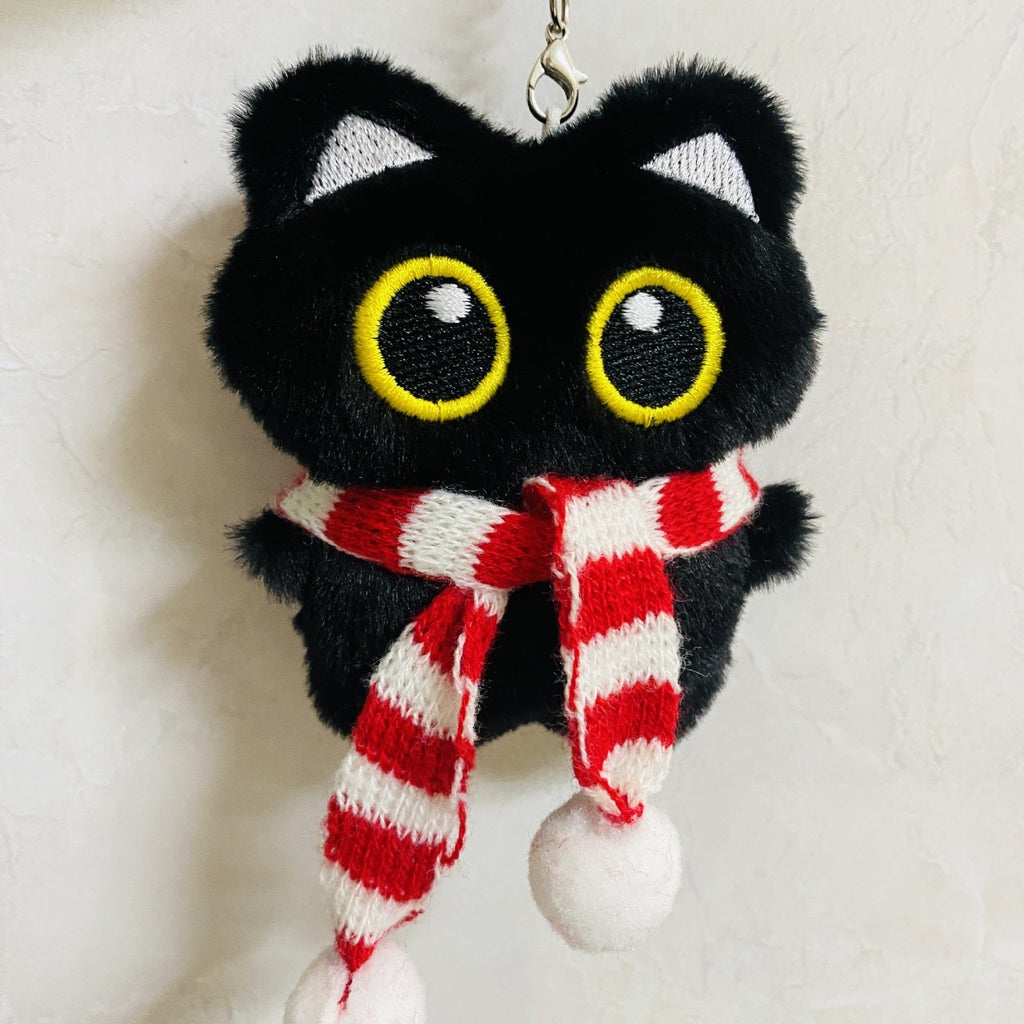 Little Black Cat Plush Doll, Keychain And Bag Charm