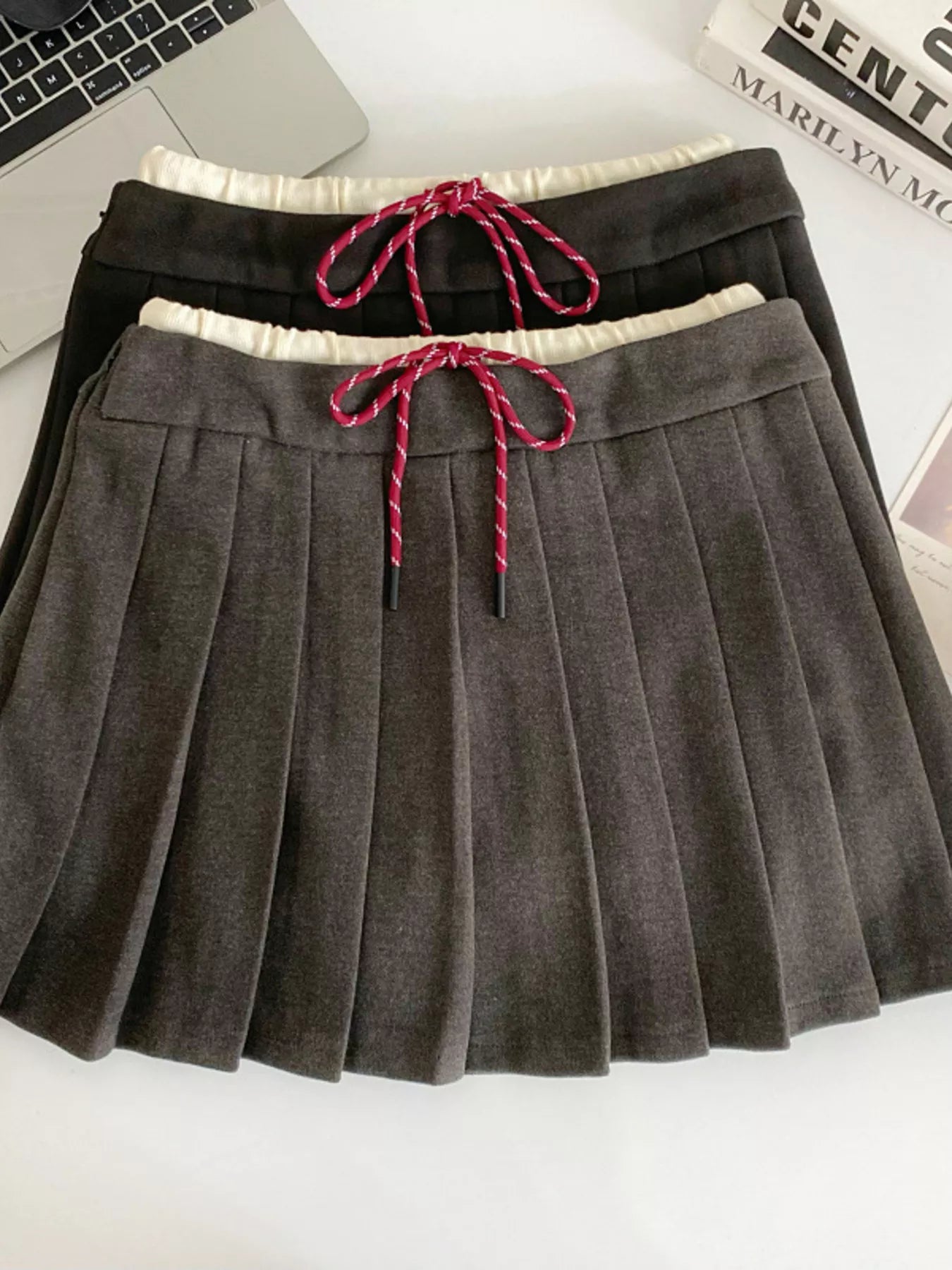 Pleated Mini Skirt