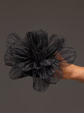 20cm Ruffled Burn-edged Camellia Corsage