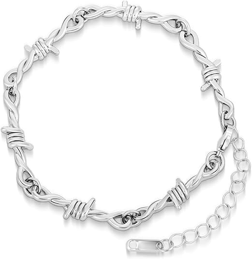 Double-knot Open Titanium Steel Bracelet