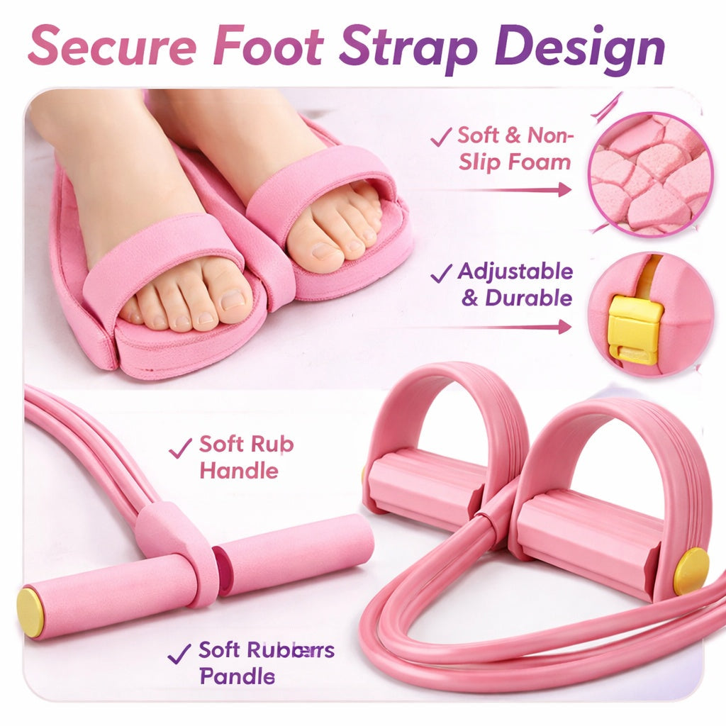6-Tube Pedal Resistance Band