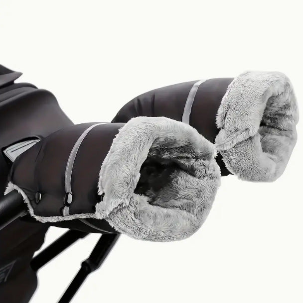 Split-style Extended Stroller Gloves For Outdoor Travel