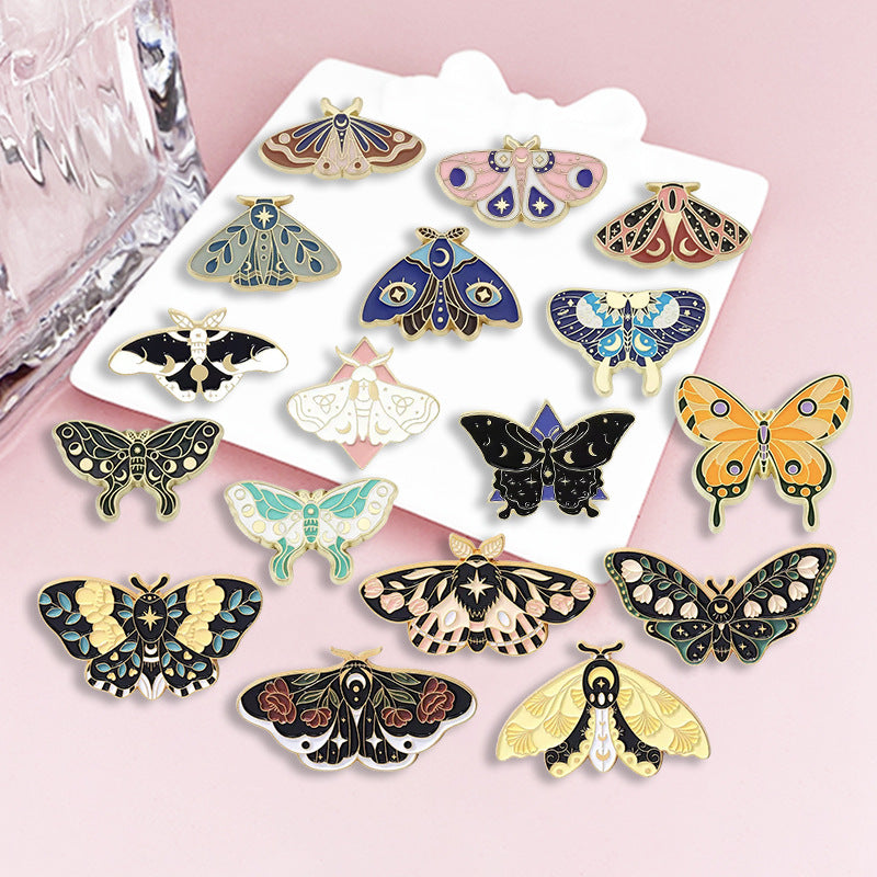 Insect-shaped Metal Badge With A Personalized Design
