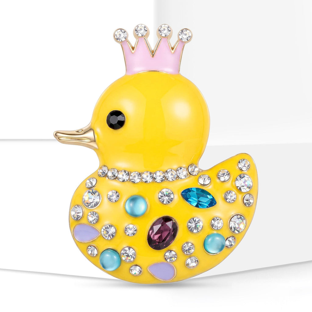 Simple Fashionable And Versatile Cute Duck Brooch