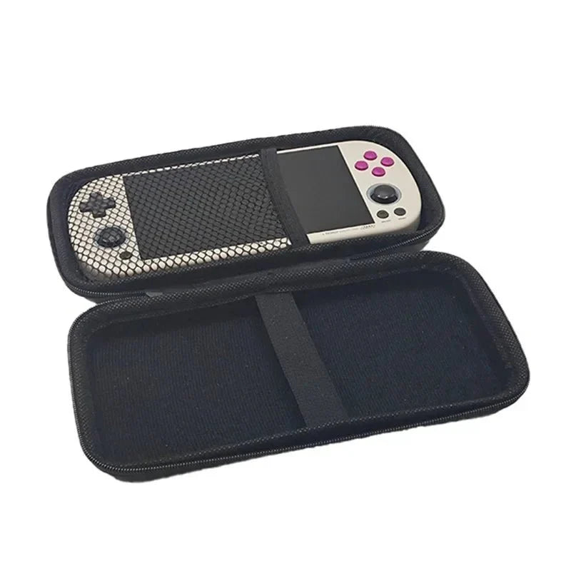 Protective Carrying Case for Trimui Smart Pro and Nintendo 3DS | Hard Shell Storage Bag with Tempered Glass Screen Protector