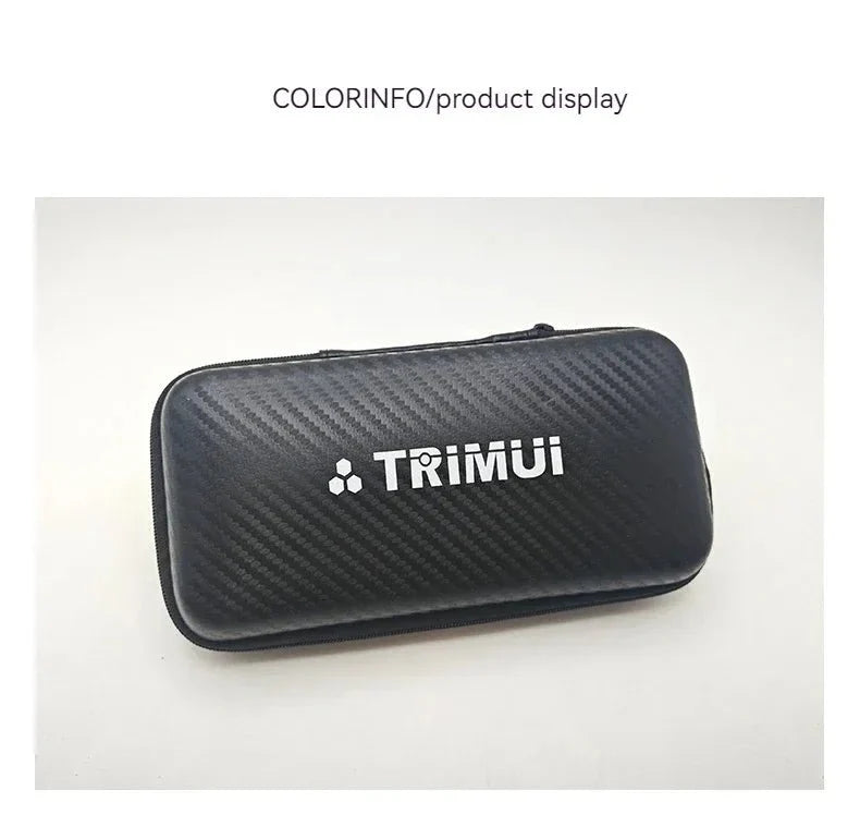 Protective Carrying Case for Trimui Smart Pro and Nintendo 3DS | Hard Shell Storage Bag with Tempered Glass Screen Protector