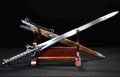 Xiehun Sword One-piece Hundred-Refined Pattern Steel Collectible Cold Weapon Unsharpened Not For Self-Defense