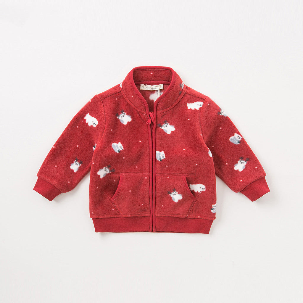 Boys Autumn Tops Baby Jackets Children's Polar Fleece