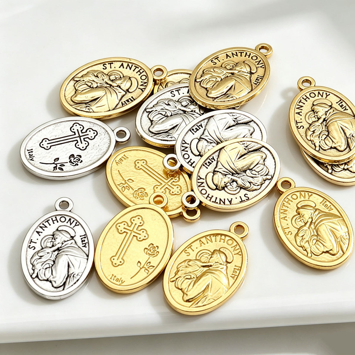 Personalized Vintage Rosary Pendant Accessory