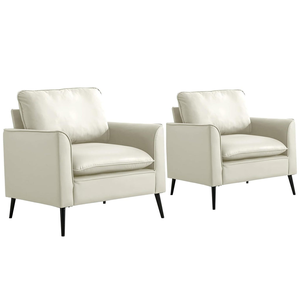 TS Cat Paw Leather Upholstered Sofa 2PC
